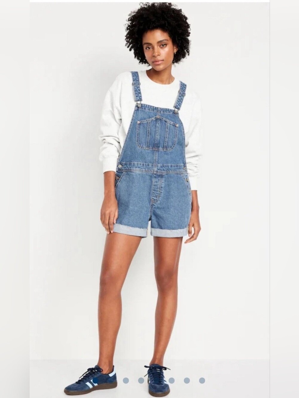 New Old Navy Black Denim Shortalls Overalls